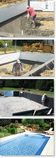 Proceso de instalación de piscina modular